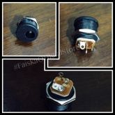 Conector Jack J4 2.1mm p/ pedal de efeito (preto)